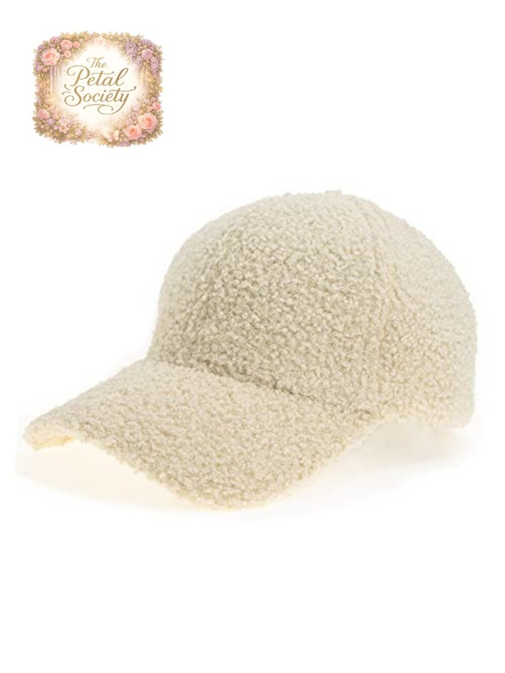 Warm Winter Baseball Cap Teddy Fleece Adjustable Unisex Outdoor Travel Hat